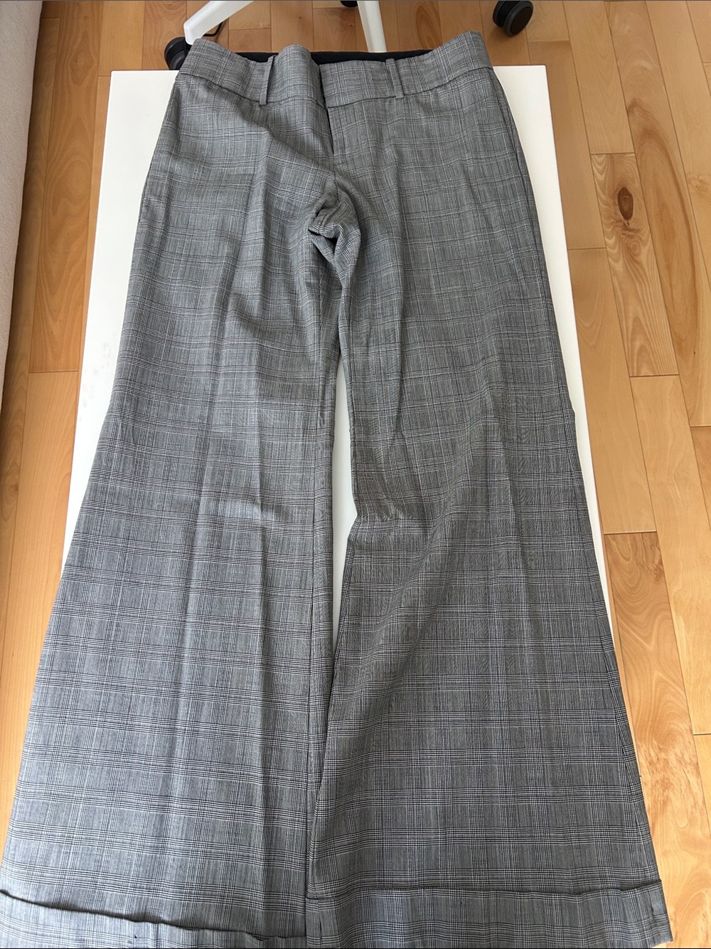 Club Monaco Men's Gray Glen Plaid Dress Pants